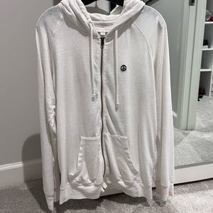 Spiritual Gangster Zip Hoodie, white size large